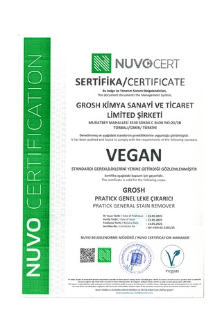 Vegan Çok Amaçlı Ultra Güçlü Leke Çıkarıcı Sprey Büyük Boy