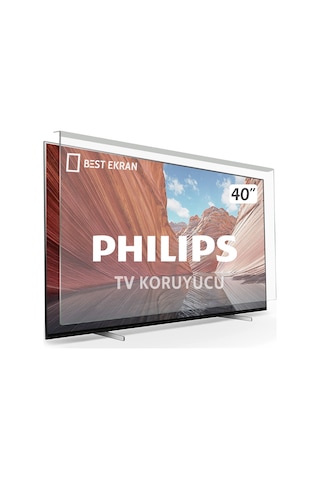 Best Ekran Philips Uyumlu 40PUK6400 TV Ekran Koruyucu - 40" TV Ekran Koruyucu