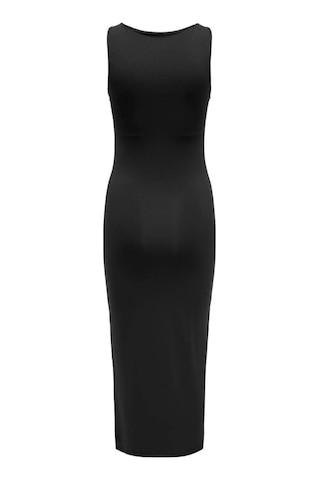 Onlea S/l Long Slıt Dress Jrs Siyah Cok Renklı