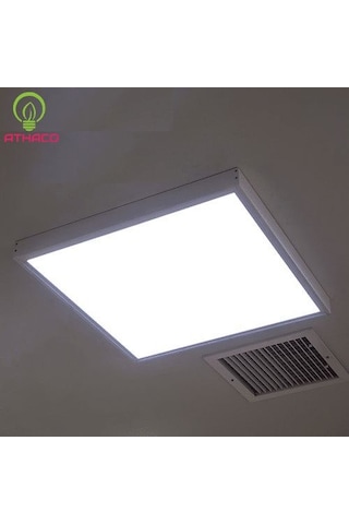 24 Watt Çok Kaliteli Sıva Üstü 6500 Kelvin Beyaz Işık Led Tavan Armatürü, Metal Kasa 28 X 28 Cm Beyaz