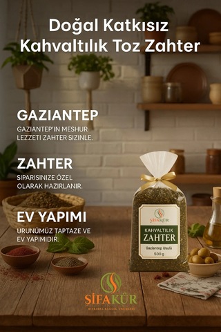 Zahter Kahvaltılık 500 g Gaziantep Usulü Baharat Karışımı