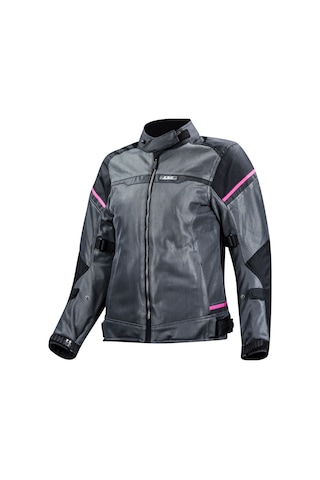 Ls2 Rıva Kadın Mont Siyah - Gri - Pembe
