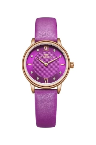 Ferro Mor Deri Kordon Kadın Kol Saati F21195bwt-zc Rose Gold
