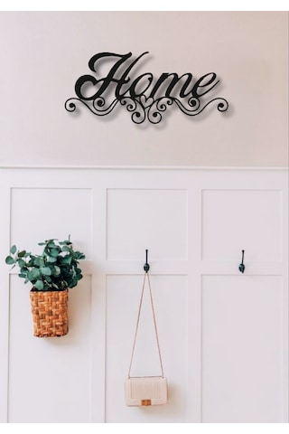 Home Yazısı Metal Duvar Dekoru