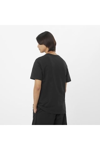 Salomon Bıg Logo Tee M Deep Black// Erk T-shırt Lc2526600 Siyah