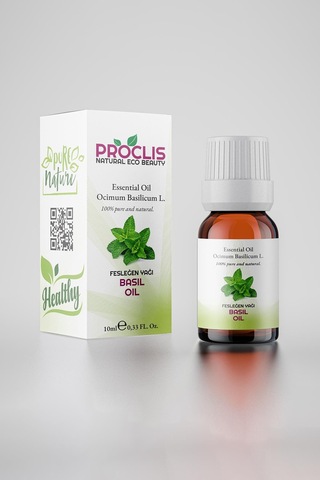 Proclis Fesleğen Yağı, %100 Doğal Uçucu Yağ, Basil Oil, Ocimum Basilicum L. 10ml