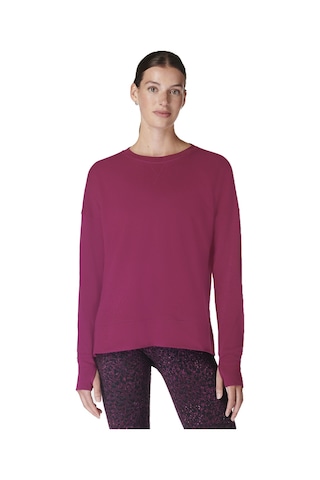 Sweaty Betty After Class Longlıne Sweatshırt Kırmızı