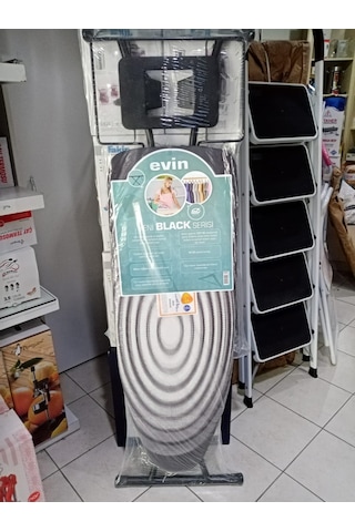 Evin Yeni Black Serisi Ütü Masası 120x40