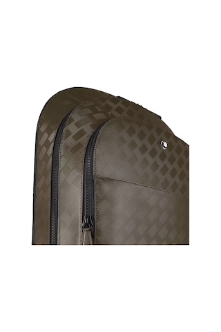 Montblanc Extreme Deri 3 Bölmeli Büyük Sırt Çantası 221592 yeşil