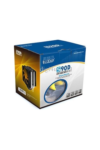 Intel 775 1155 1156 Cpu İşlemci Fanı Pc Cooler 2 X 9Cm Fan