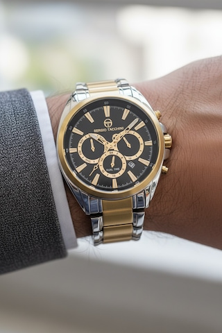 Sergio Tacchini Gold Gümüş Çelik Kordon Erkek Kol Saati L.st.1.10095.4 Gold - Gümüş