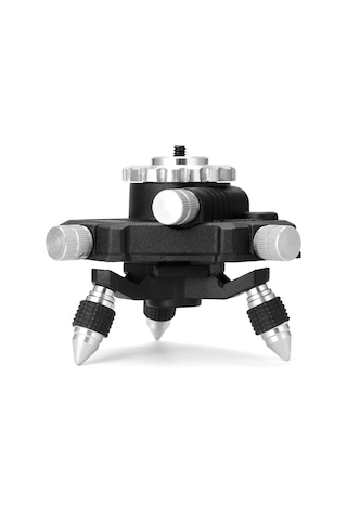 Moveevo Laser Seviye İçin 360 Döner Tripod, 1/4" Arayüzlü, Alüminyum Ve Plastik Malzeme, Hızlı Hedefleme Mekanizması, Baloncuk Seviyesi