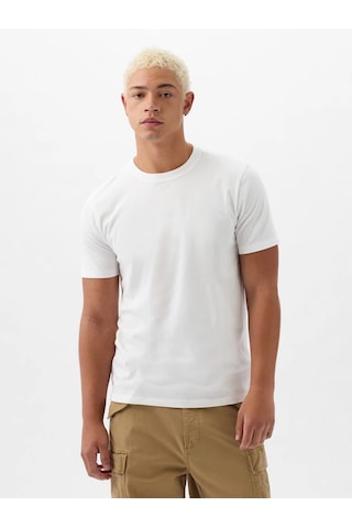 Gap V-everyday Soft Crew - Solıd Beyaz