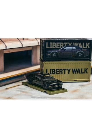 Tarmac Works 1/64 Lb-works Dodge Challenger Srt Hellcat Black Metallic - Global64