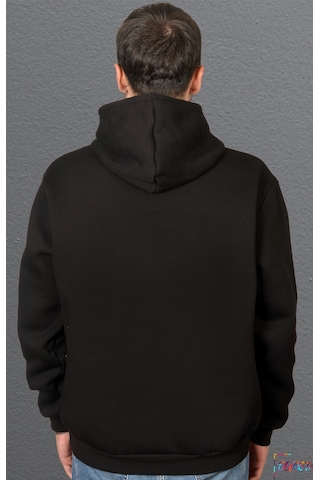 Bumeta Senin Bu İşte Nasibin Yok Sweatshirt Unisex Kapüşonlu Hoodie Siyah