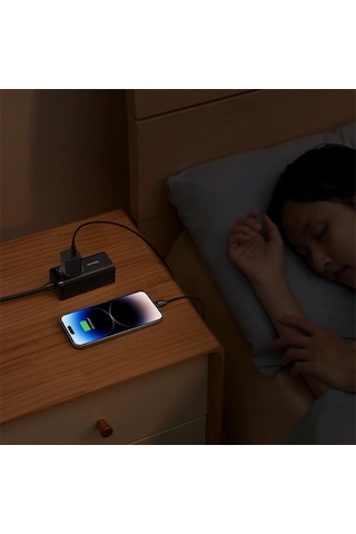 Baseus Gan5 Type-C PD 20 W Hızlı Şarj Cihazı Beyaz