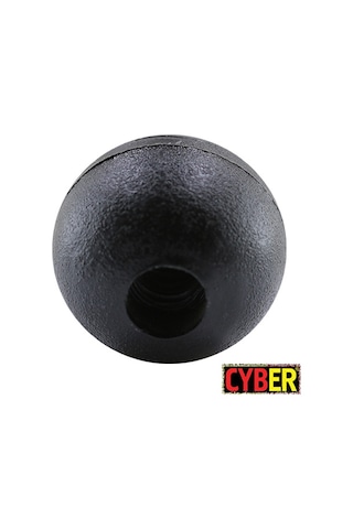 1/4'' Somunlu Çap 27 Plastik Top Sıkma Kolu