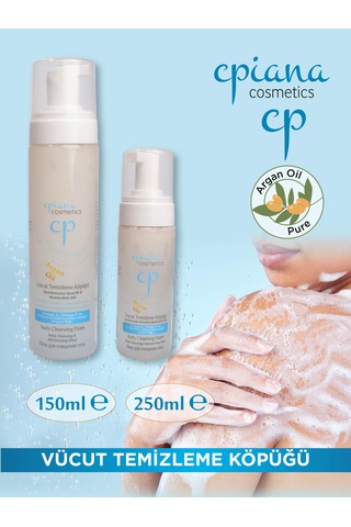 Vücüt Temizleme Köpüğü Argan Yağı 250ml