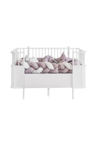 Mdf Beşik, Beyaz Dünya Büyüyen Beşik 80x130 - Beyaz Dünya Karyola 80x190