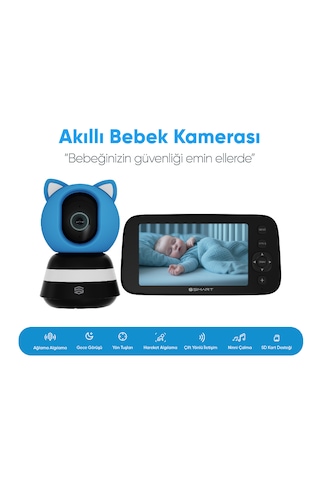 Akıllı Bebek Kamerası, Ağlama Ve Hareket Algılama, Çift Yönlü Sesli İletişim