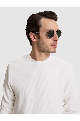 Cacharel Erkek Beyaz Sweatshirt 50320606-vr013