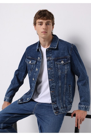 Colin's Colins Regular Fit Düğmeli Astarsız Erkek Mavi Ceket Cl1077295 Q1.v1 Dn44274 Denim
