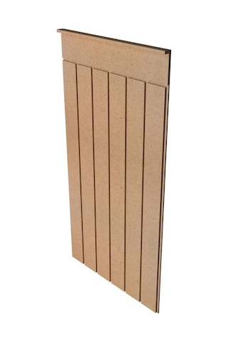 Dekoratif Duvar Paneli Boyanabilir Ahşap 6 Mm Ham Mdf Dekoratif Panel 5 Adet 54 X 103 Cm