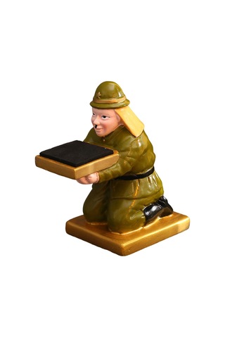 Homyl Japon Heykeli Saat Tutucu Depolama Çok Amaçlı Yeşil