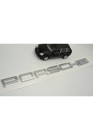 Porsche Bagaj Yazı Logo Mat Krom Renk