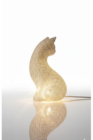 Led Aydınlatmalı Kedi Lambası
