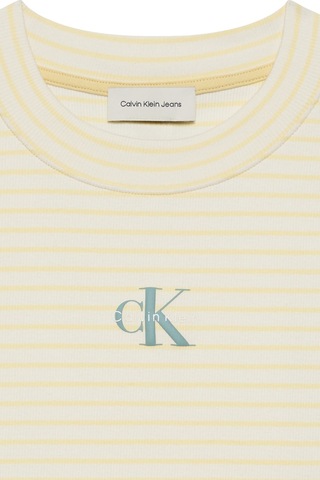 Calvin Klein Jeans Kadın Tişört Lv047f833g Sarı