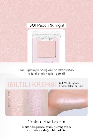 Missha Modern Shadow Pot 301 Peach Sunlight