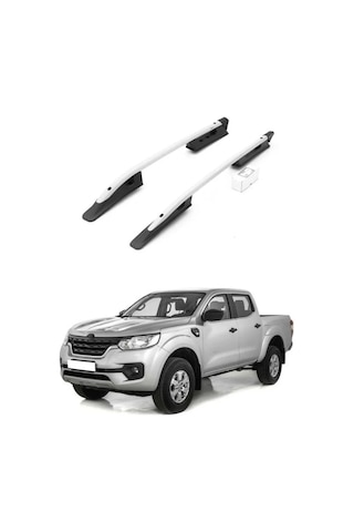 Turtle Renault Alaskan 2017-2025 Tavan Çıtası Falcon Gri