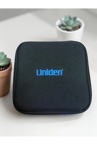Uniden X100 48 Watt 5 Başlıklı Mini Çantalı Masaj Tabancası Masaj Aleti Gri
