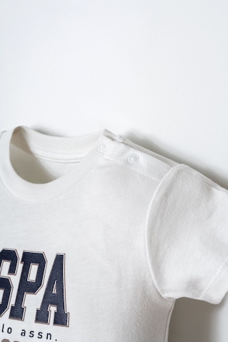 U.s. Polo Assn. Erkek Bebek Beyaz Şort Takım 5274-50033 Beyaz