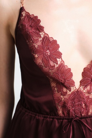 Penti Bordo Obsidia Dantelli Body