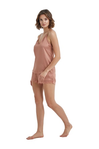 Kadın Pijama Üstü 60380 - Kahverengi Kahverengi