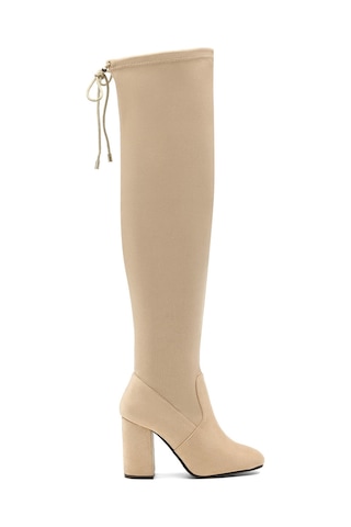 Nine West Cirka 1Pr Krem Kadın Topuklu Çizme 101065395 Bej