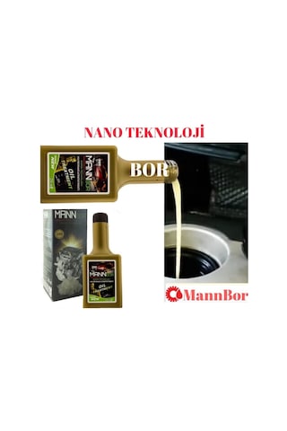 Mannbor New Nano Teknoloji Gold Bor Elmas Motor Yağ Katkısı 250  M