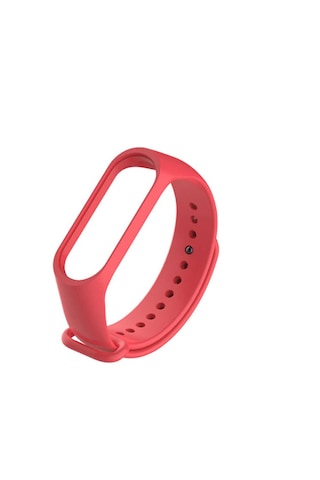 Ekılıf - Xiaomi Mi Band 2 Uyumlu - Kordon Silikon Kordon - Kırmızı