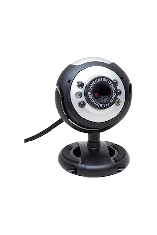 Powermaster PM-3962 1.3 Mp 10x Zoom 6 Ledli Mikrofonlu USB Webcam