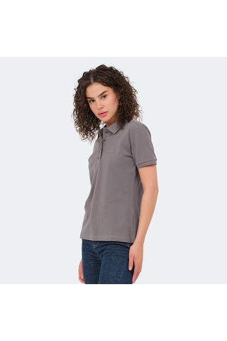 Slazenger VERA I Kadın Polo Yaka Koyu Gri Tişört