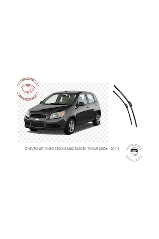 Chevrolet Aveo Ön Cam Muz Muz Silecek Takımı 1.4 1.2 Motor Araca Özel Aparat 2006 - 2011