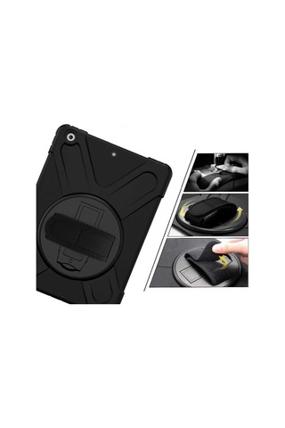 Apple Uyumlu iPad 10.2 8.nesil Zore Defender Tablet Silikon Arka Kapak