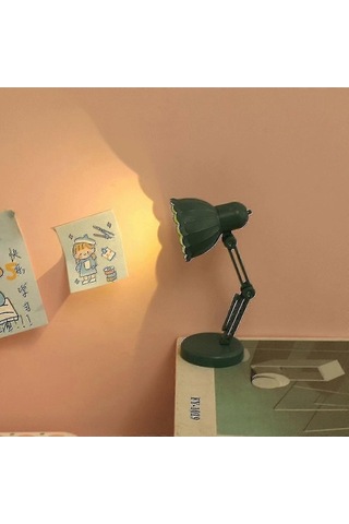 Opulentliving Led Mini Masa Lambası - Taşınabilir, Klipsli, Çok Renkli Okuma Işıklı Lamba Çok Renkli