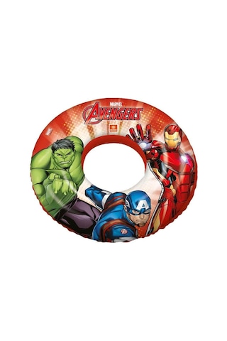 Avengers Deniz Simidi 50cm Şişme Havuz Can Simidi Yüzme Aksesuarı Orijinal Lisanslı Simit 50cm 2+ Yaş