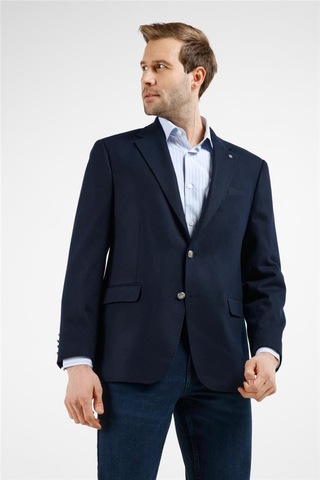 İmza Koyu Lacivert Mono Yaka 4 Drop Comfort Fit Ceket 1002255160 Koyu Lacivert