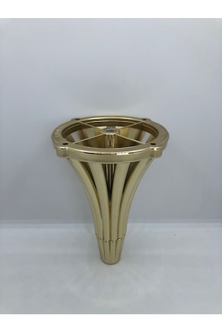 PLASTİK. 16 cm GOLD KAPLAMA, KOLTUK,MOBİLYA,ÜNİTE AYAĞI (4 ADET)