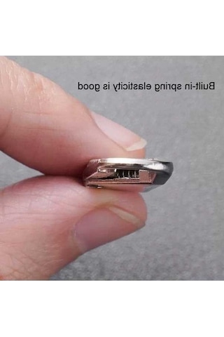 Flybuy 15 Adet Gümüş/altın Çıkarılabilir Zip Kafa, Evrensel Yedek Kafa Aksesuarı, Yüksek Kaliteli Metal, Kolay Montaj, Çamaşır Ve Sweater İçin