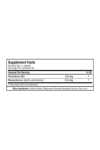 Allmax Yohimbine + Rauwolscine 60 Kapsül